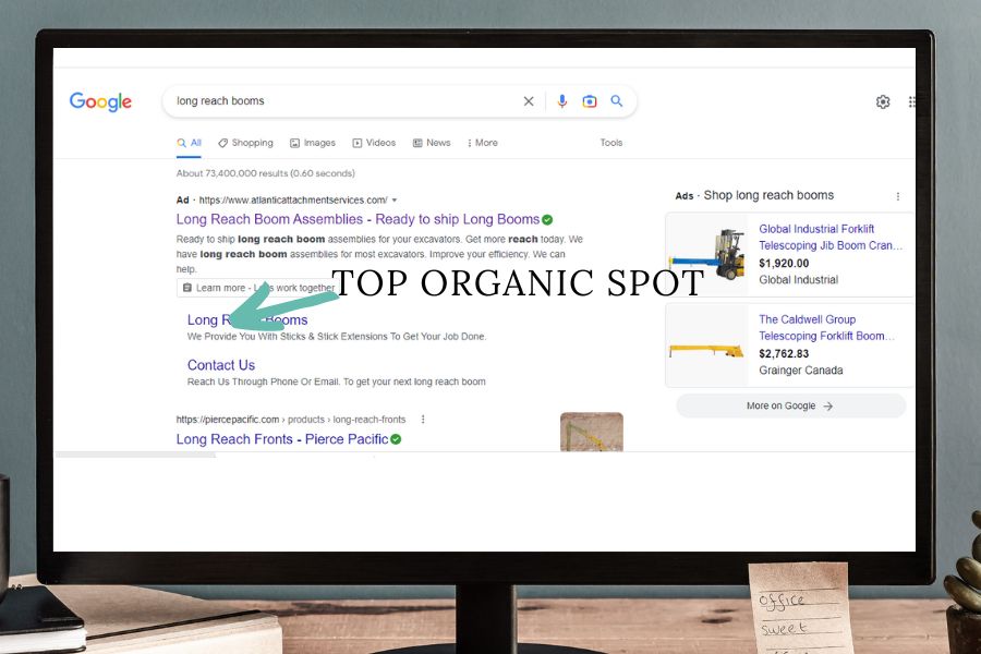 search engine results page
